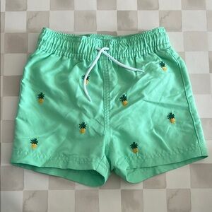 Janie and Jack swim trunks baby 12-18 Month